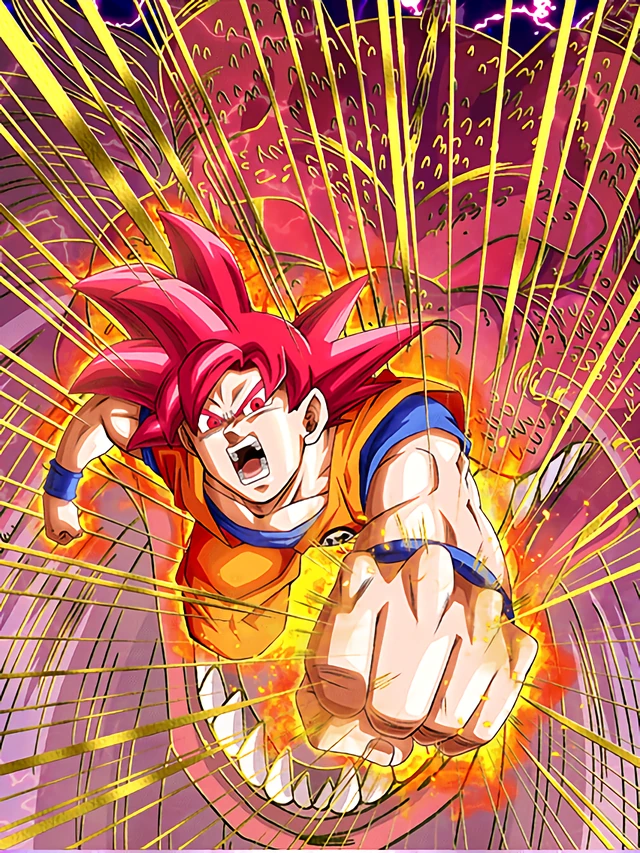 Super Saiyan God Goku artwork