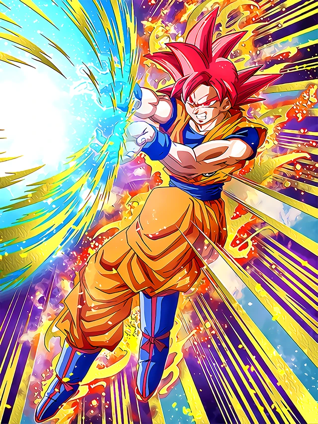 Super Saiyan God Goku artwork