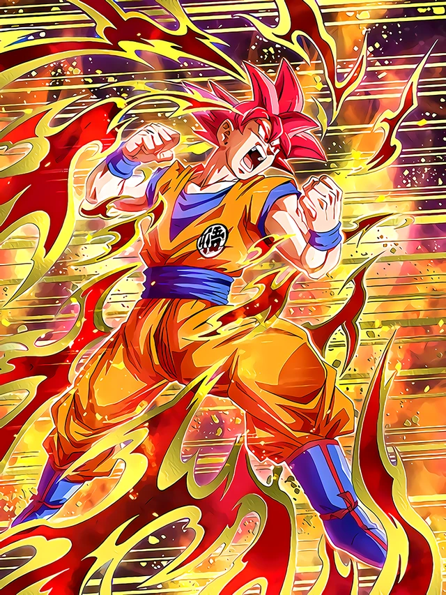 Super Saiyan God Goku artwork