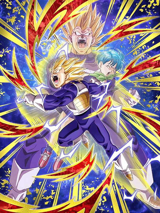 Super Saiyan 2 Vegeta & Bulma artwork