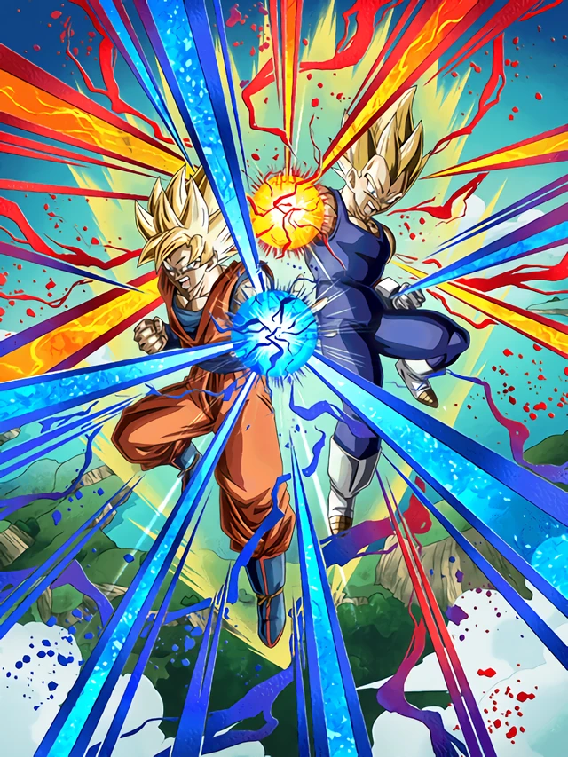 Super Saiyan Goku & Super Saiyan Vegeta artwork