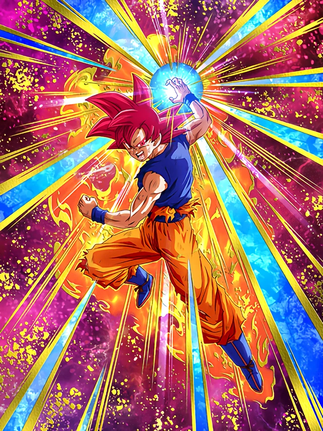 Super Saiyan God Goku artwork