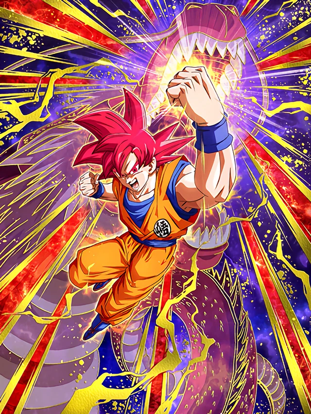 Super Saiyan God Goku artwork