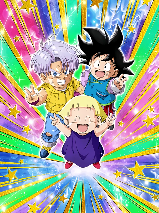 Trunks (Kid) & Goten (Kid) & Marron artwork