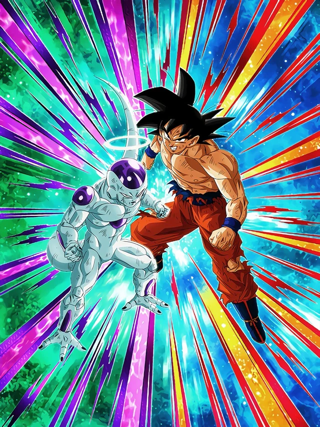 Goku & Frieza (Final Form) (Angel) artwork