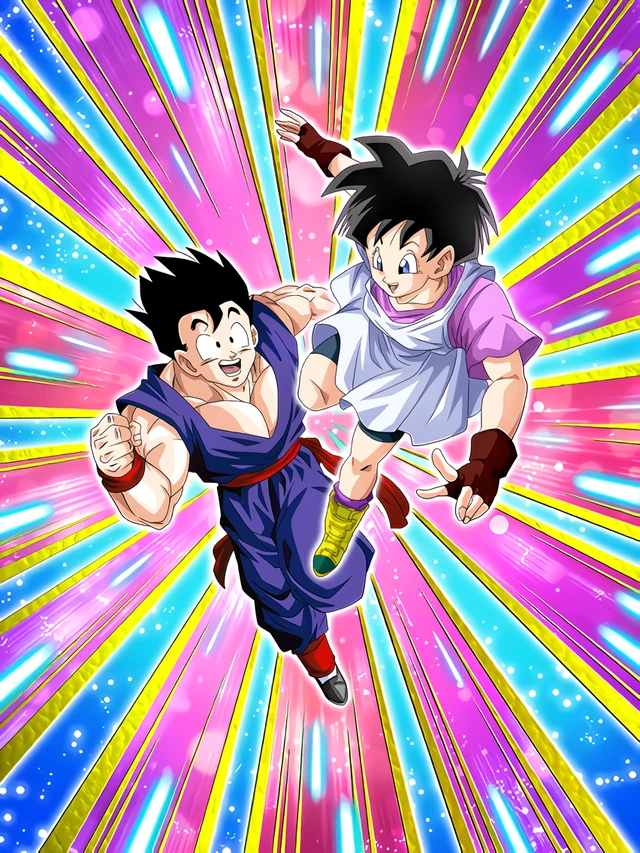 Gohan (Teen) & Videl artwork