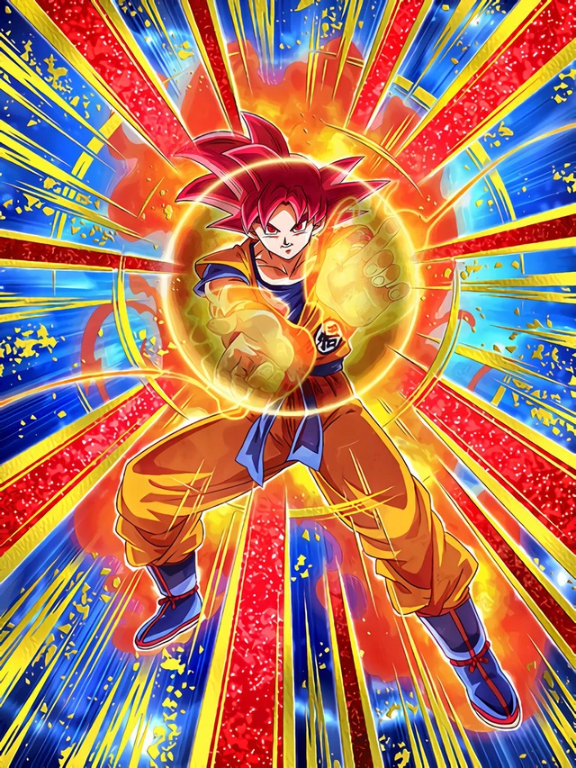 Super Saiyan God Goku artwork