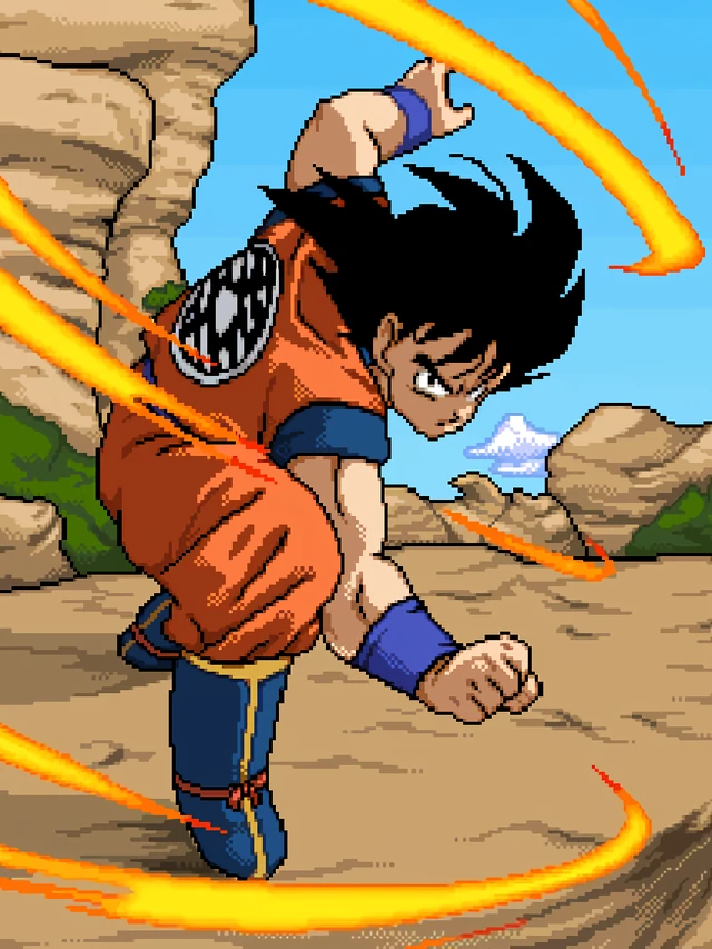 Goku (Dokkan Butoden) artwork