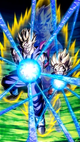 Super Saiyan Gohan (Teen) &
Super Saiyan Goten (Kid) artwork