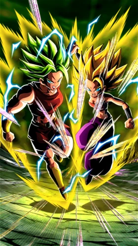 Super Saiyan 2 Caulifla &
Super Saiyan 2 Kale artwork
