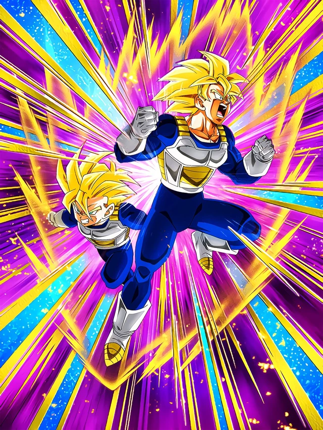 Super Saiyan Goku/Super Saiyan Gohan (Youth) artwork