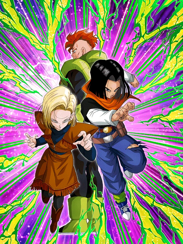 Androids #17 & #18 artwork