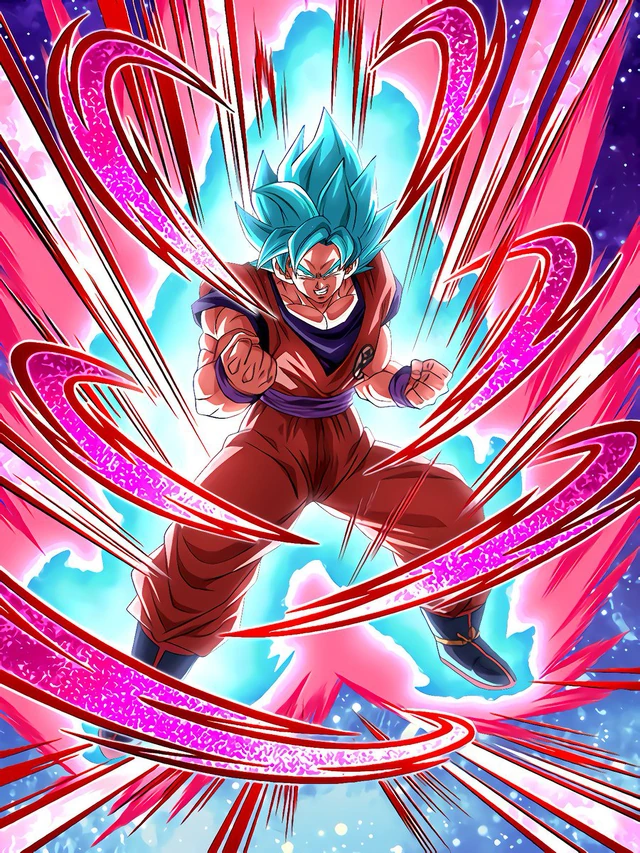 Super Saiyan God SS Goku (Kaioken) artwork