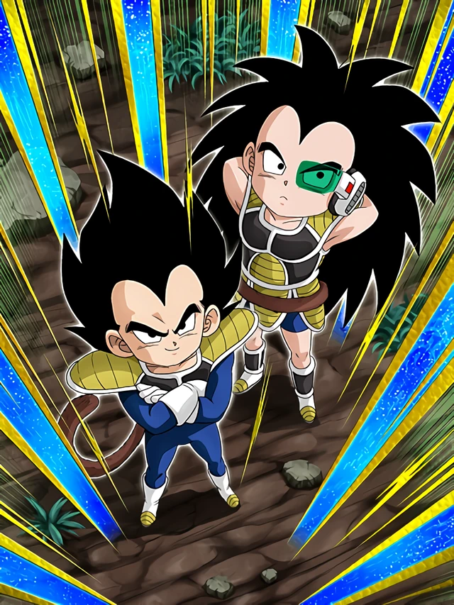 Vegeta (Kid) & Raditz (Kid) artwork