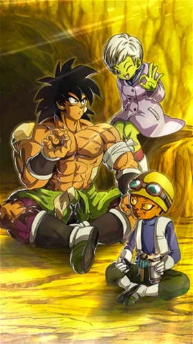 Broly & Cheelai & Lemo artwork
