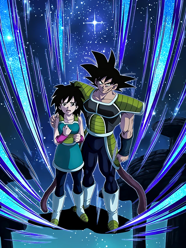 Bardock & Gine artwork