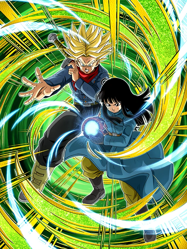 Super Saiyan Trunks (Future) & Mai (Future) artwork