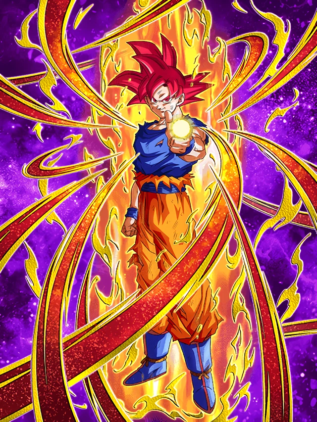 Super Saiyan God Goku artwork