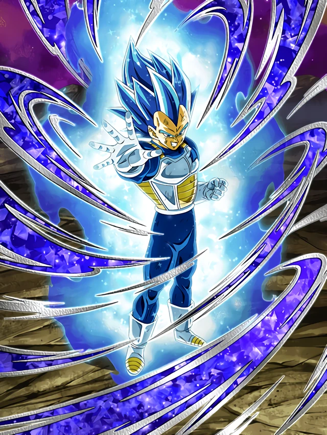 Super Saiyan God SS Evolved Vegeta artwork