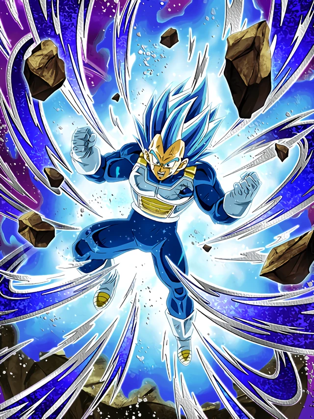 Super Saiyan God SS Evolved Vegeta artwork