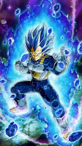 Super Saiyan God SS Evolved Vegeta artwork