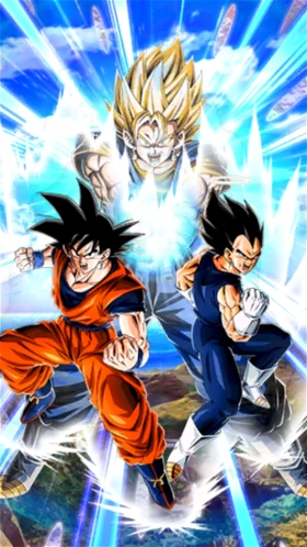 Goku & Vegeta (Angel) artwork