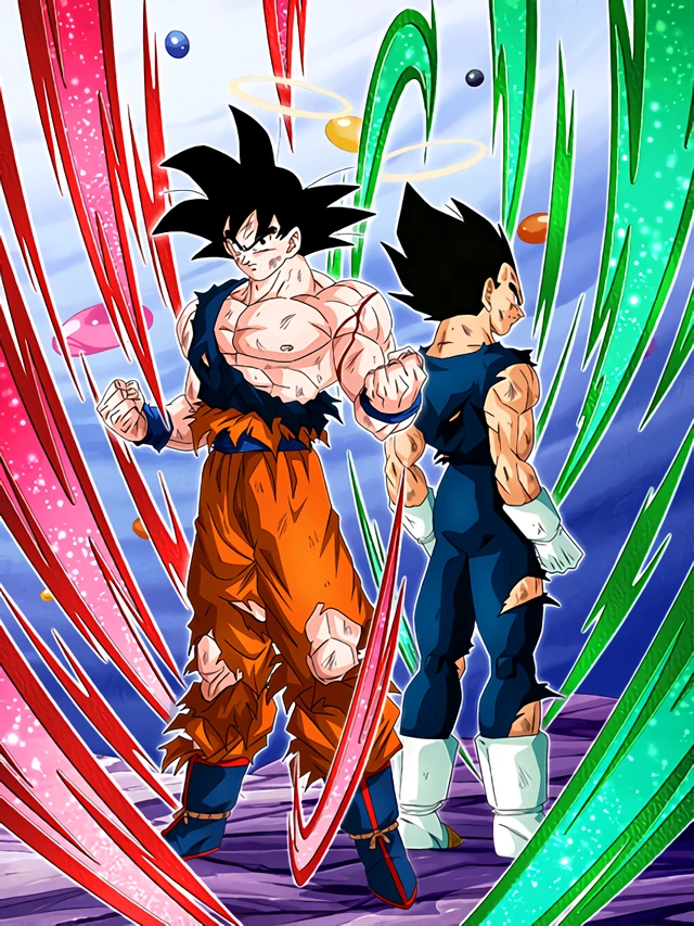 Goku (Angel) & Vegeta (Angel) artwork