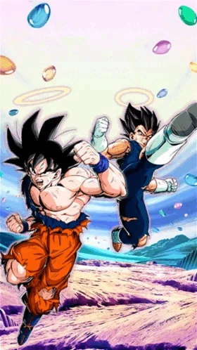 Goku (Angel) & Vegeta (Angel) artwork