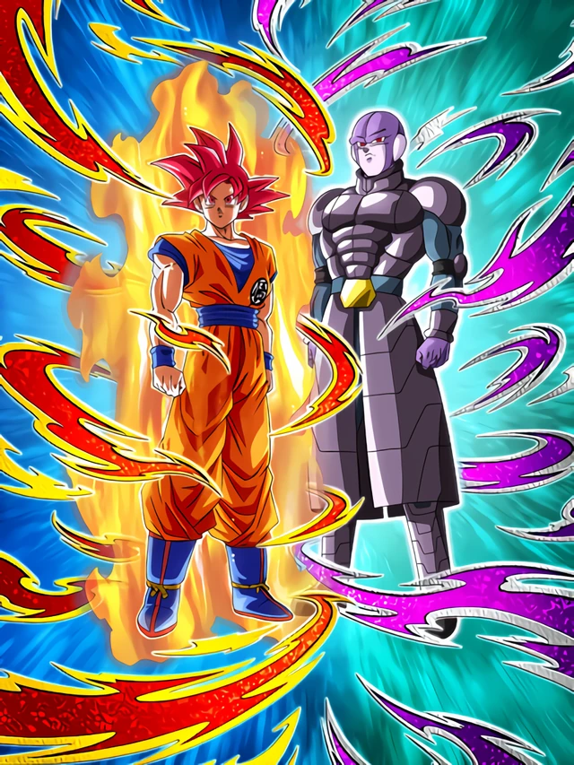 Hit & Super Saiyan God Goku artwork