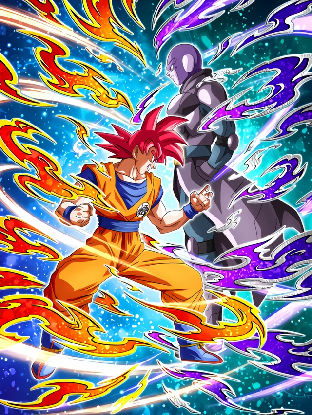 Hit & Super Saiyan God Goku artwork