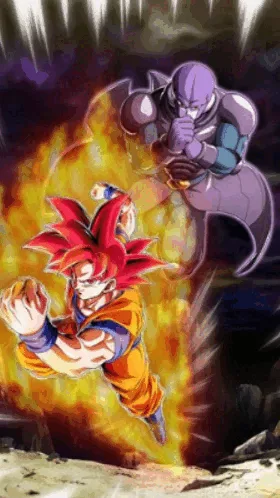 Hit & Super Saiyan God Goku artwork