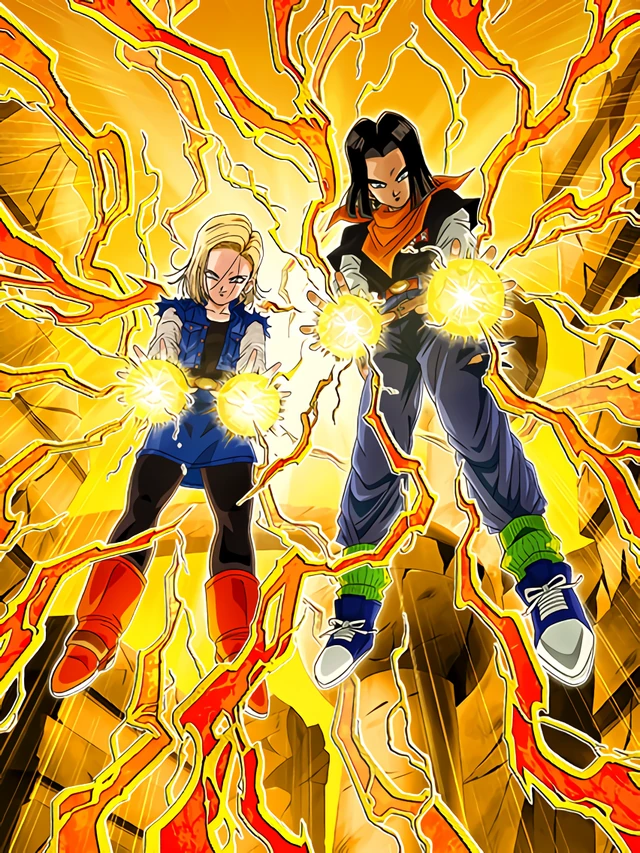 Androids #17 (Future) & #18 (Future) artwork