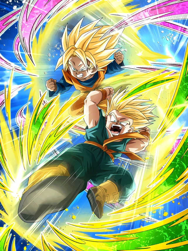 Super Saiyan Trunks (Kid) & Super Saiyan Goten (Kid) artwork