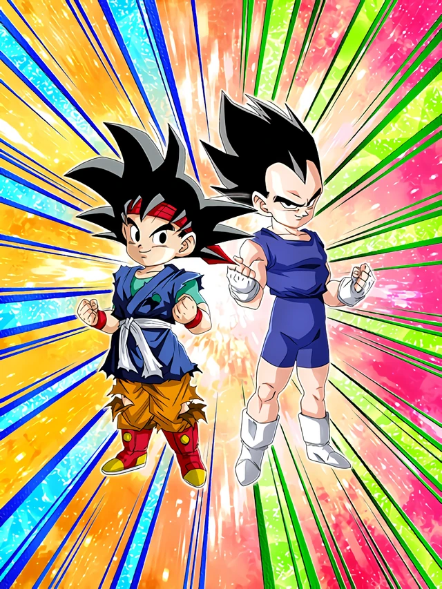 Goku Jr. & Vegeta Jr. artwork