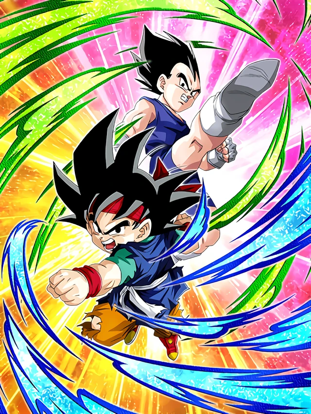 Goku Jr. & Vegeta Jr. artwork