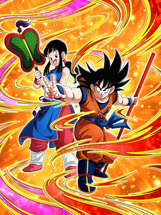 Goku & Chi-Chi artwork