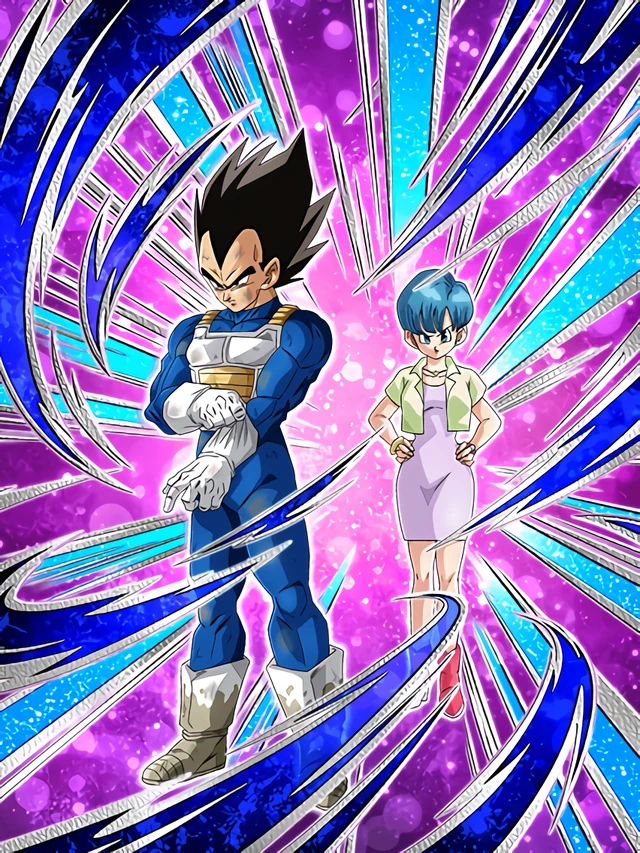 Vegeta & Bulma artwork