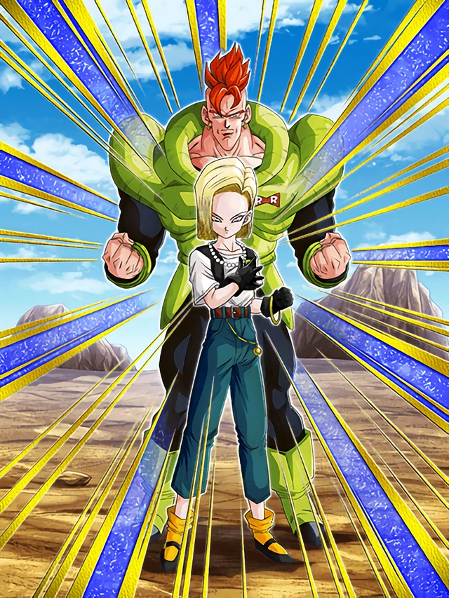 Androids #16 & #18 artwork