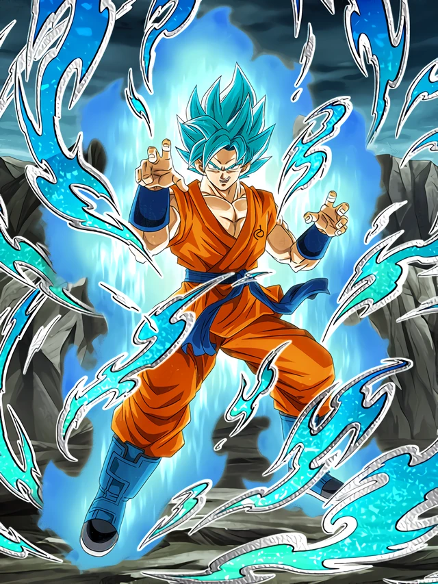 Super Saiyan God SS Goku artwork
