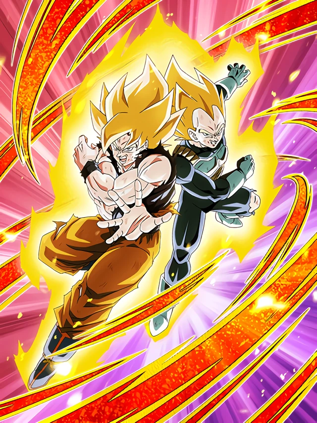 Super Saiyan Goku & Super Saiyan Vegeta artwork