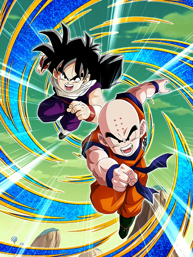 Krillin & Gohan (Youth) artwork