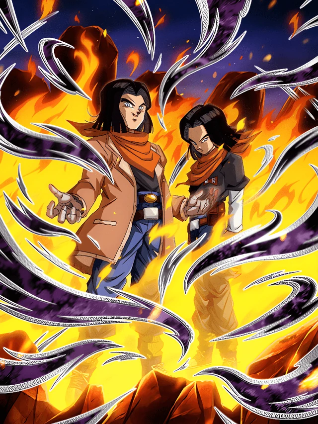 Android #17 & Hell Fighter #17 artwork