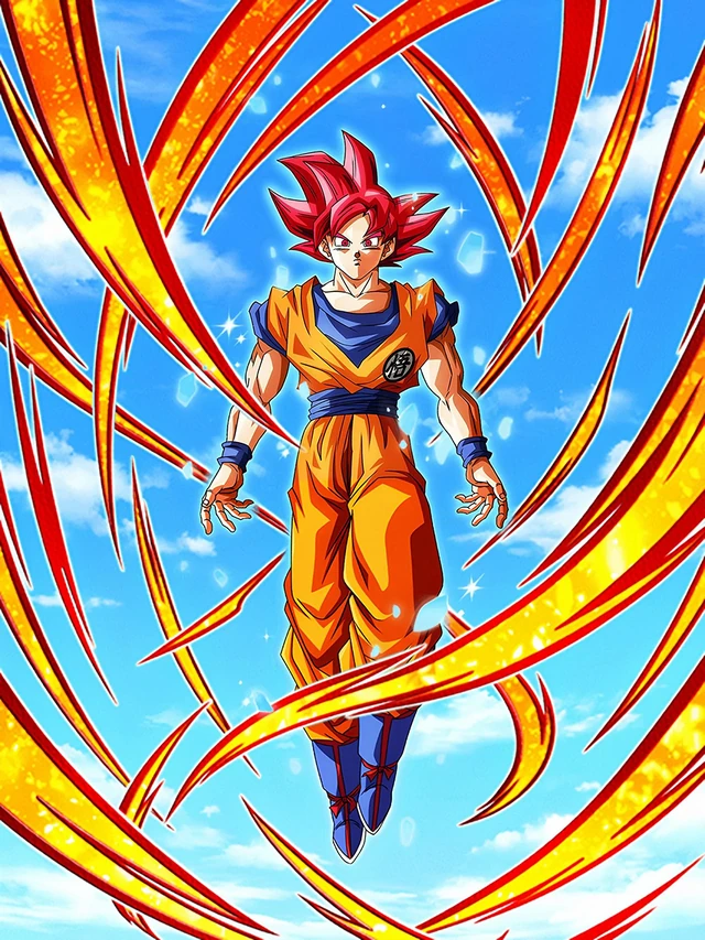 Super Saiyan God Goku artwork