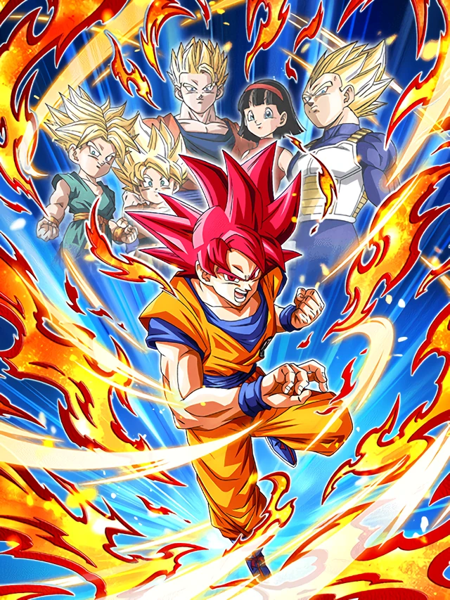 Super Saiyan God Goku artwork