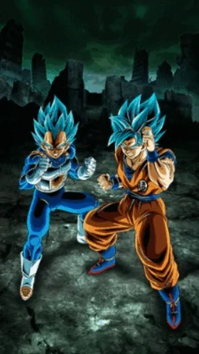 Super Saiyan God SS Goku &
Super Saiyan God SS Vegeta artwork