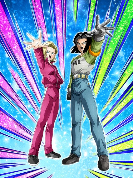 Androids #17 & #18 artwork