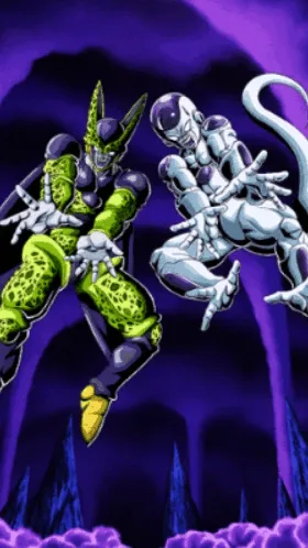Cell (Perfect Form) (GT) &
Frieza (Final Form) (GT) artwork