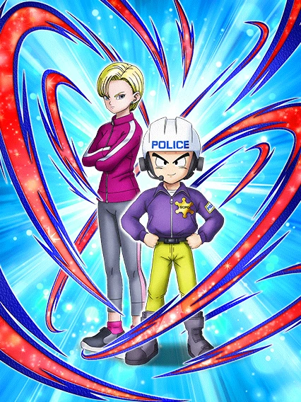 Krillin & Android #18 artwork