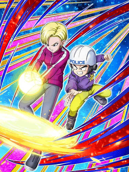 Krillin & Android #18 artwork