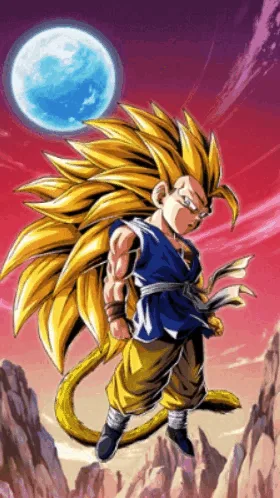 Super Saiyan 3 Goku (GT) (Golden Giant Ape) artwork